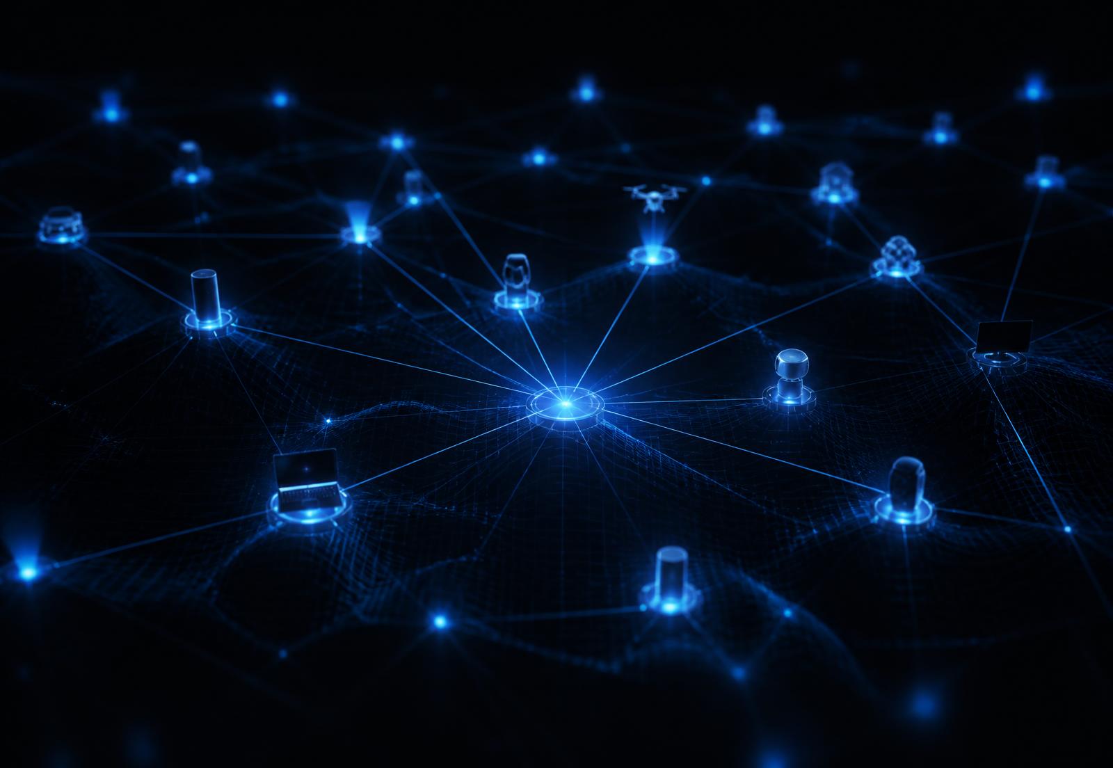 Abstract visualisation of connected devices